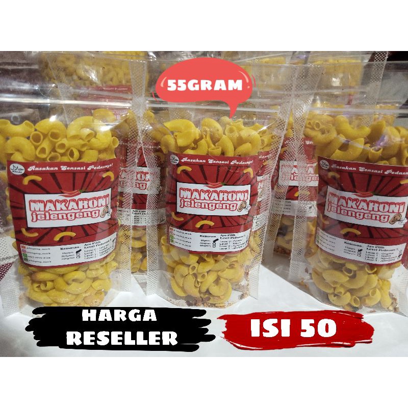 

Paket 1 Dus isi 50pcs kemasan 55gram (boleh campur produk dan level)