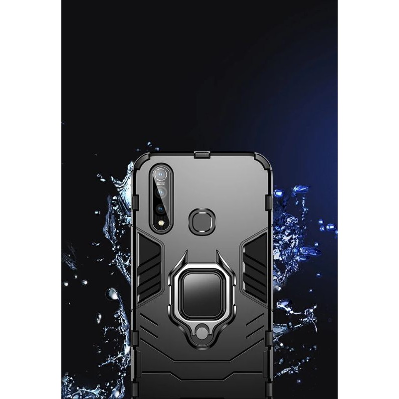 FREE TEMPERED GLASS FULL LAYAR VIVO Z1 PRO HARD CASE HARDCASE ROBOT RING STAND ARMOR VIVO Z1PRO