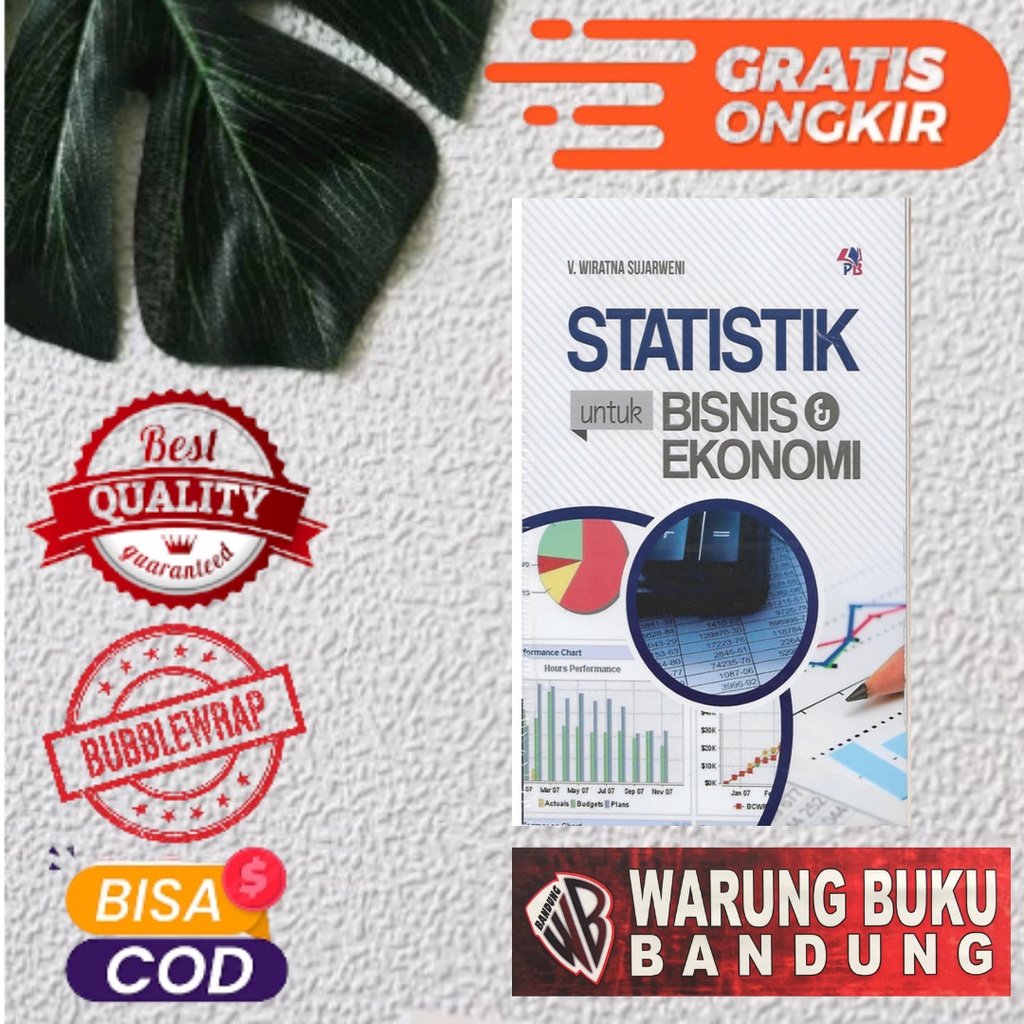 Jual BUKU STATISTIK UNTUK BISNIS DAN EKONOMI - V. WIRATNA SUJARWENI ...