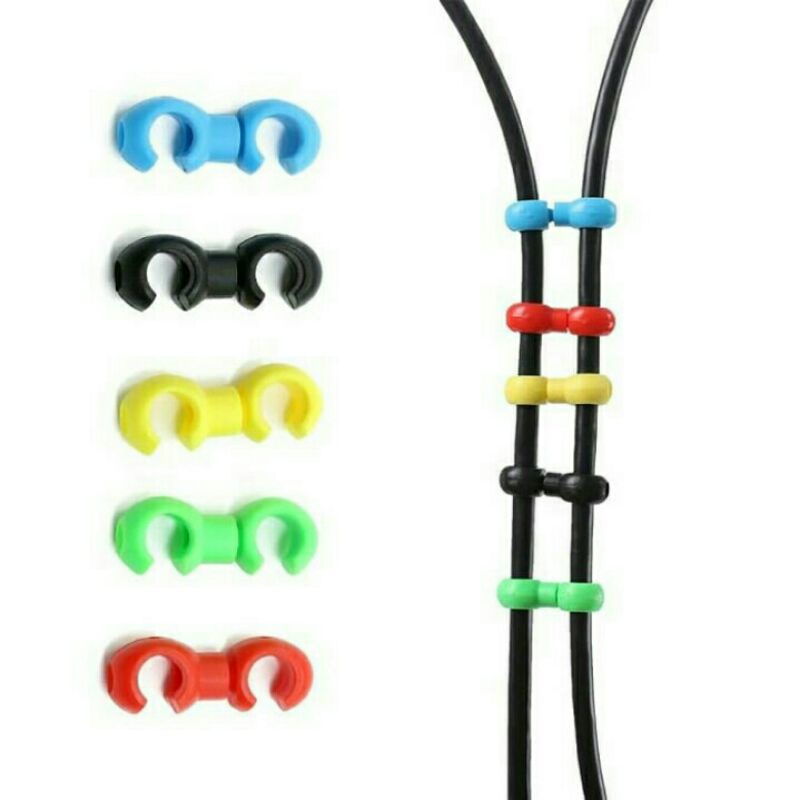 S Clips Bike Klip Clips Kabel Sepeda Shifter Rem Housing Klem Penjepit MTB