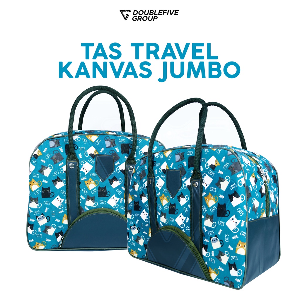 TAS TRAVEL BAG KANVAS MOTIF TERLENGKAP TERMURAH DI JOGJA