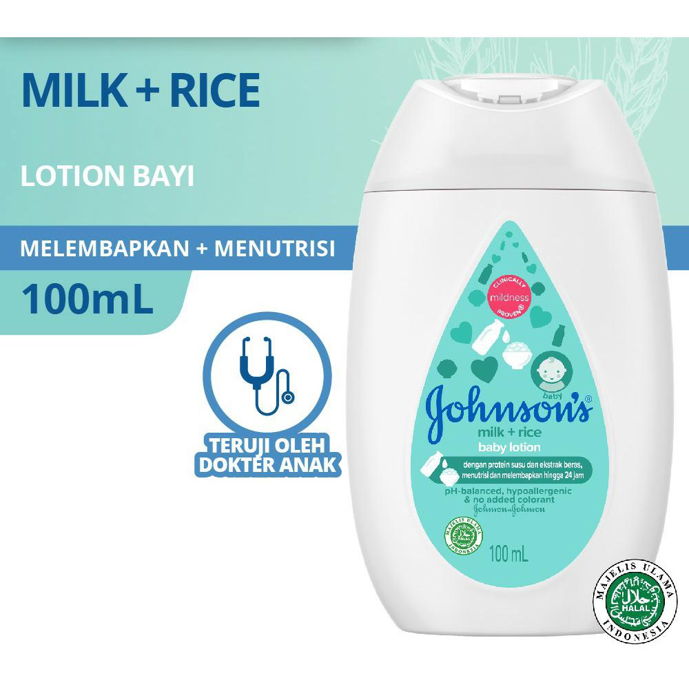 JOHNSON'S Baby Lotion Pink/Blue 100ml - Losion Bayi