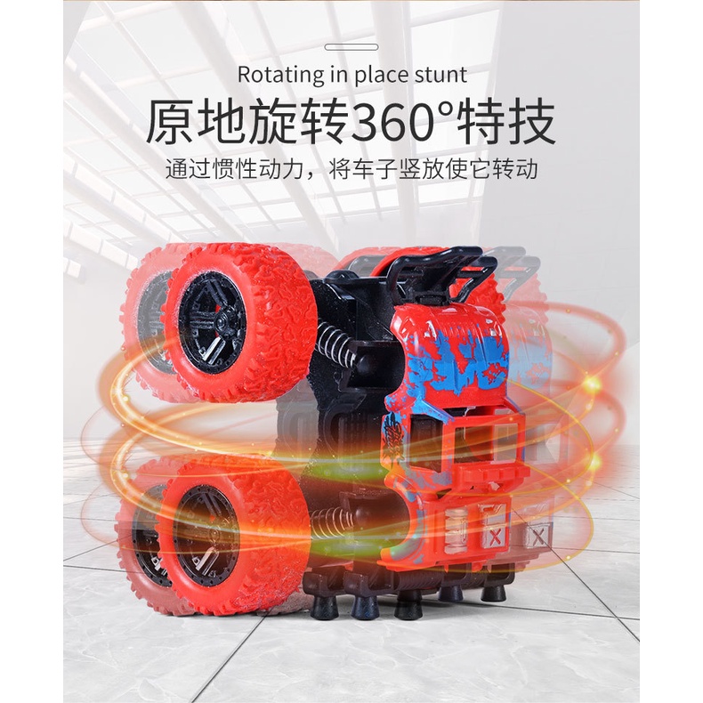 HBS 109 Monster Zap Mainan Mobil Jip anak Off Road 4 Drive Inertial Bigfoot 360 derajat