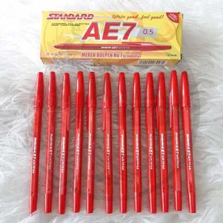 

Pulpen/Bolpoin Standard AE7 - Merah (Original)
