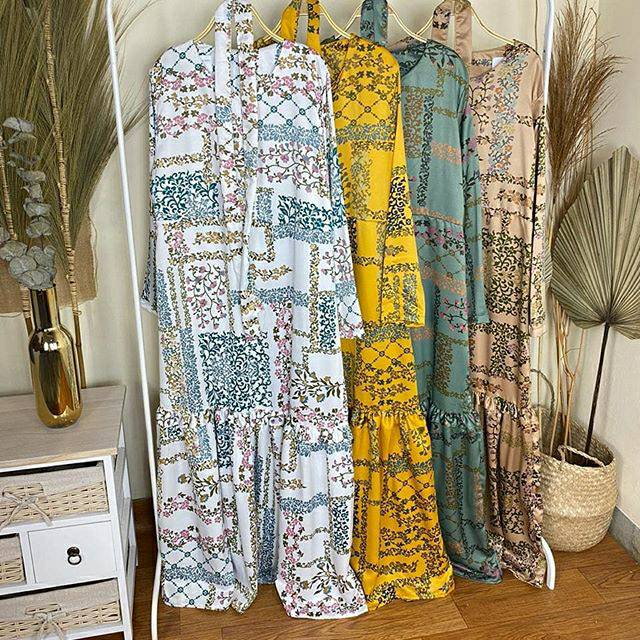 BAJU DRESS CH 2024 bahan maxmara premium
