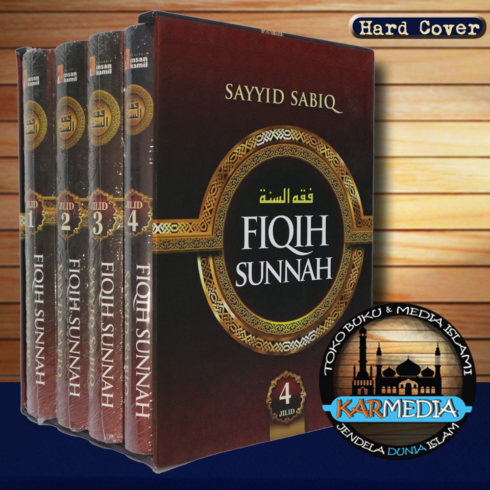 SET 4 Buku Fikih - Fiqih Sunnah Sayyid Sabiq Jilid 1 2 3 4 - Insan Kamil - Karmedia