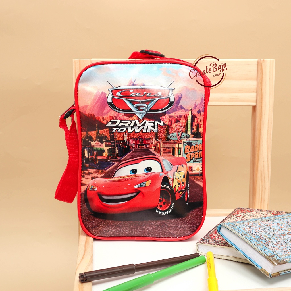 TAS SELEMPANG ANAK MUAT BUKU IQRO BATMEN CAPTEIN SPIDERMEN UNICORN FROZEN TAS ANAK TERMURAH PREMIUM