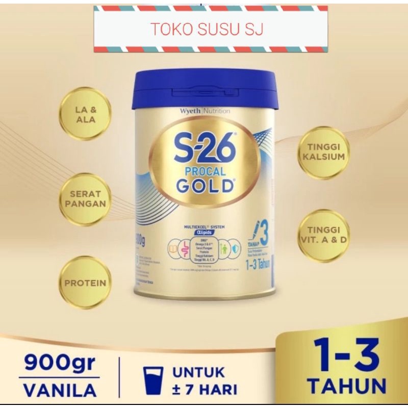 S26 PROCAL GOLD 900 GR/ PROCAL GOLD 3 900 GRAM/900GR