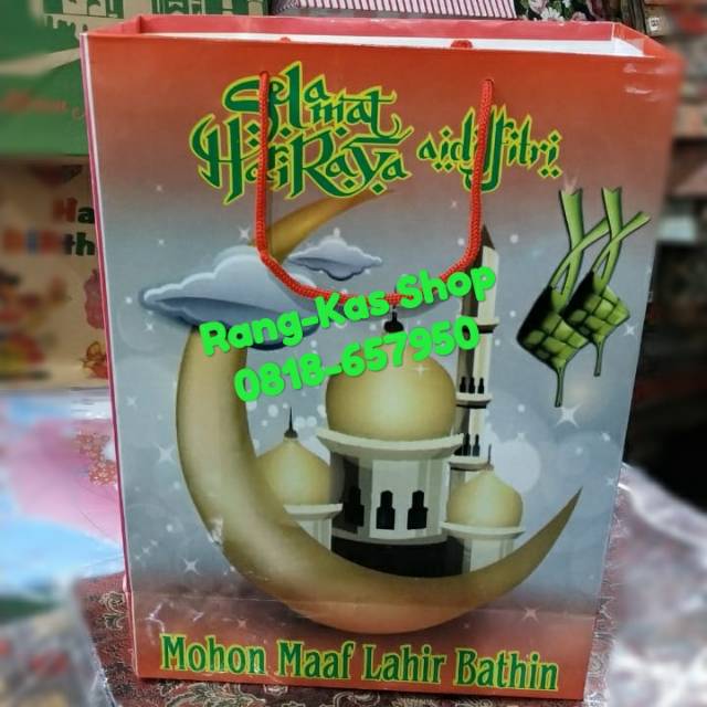 

Paperbag Lebaran Idul Fitri Duplex Laminating Merah