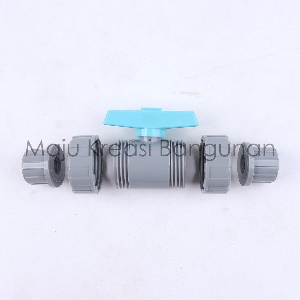 Ball Valve Watermur SOLIGEN 1/2 Inch Water Mur Stop Kran PVC Inci Keran Air 1/2Inch 1/2Inci 1/2&quot; CN002 CN 002