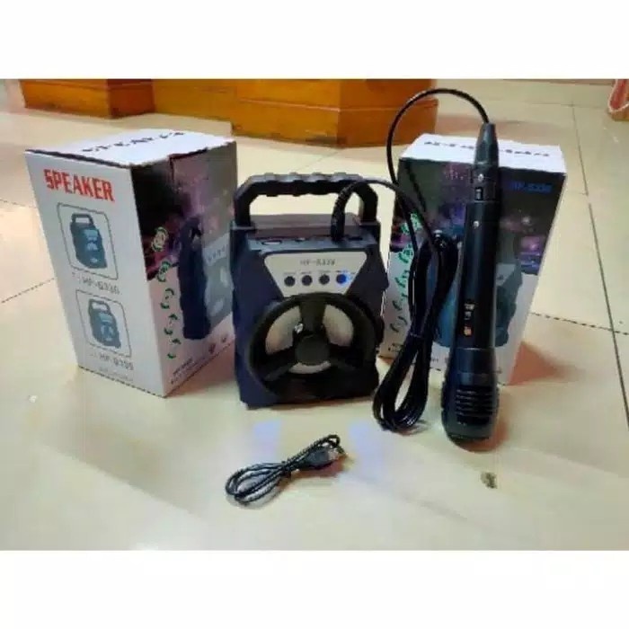 SPEAKER BLUETOOTH PROTABLE HF-S336/S339 FREE MIC KAROKE - TERMURAH