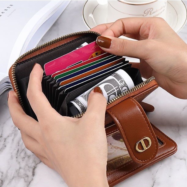 DOMPET LIPAT SIMPLE WANITA MINI IMPORT KULIT PREMIUM KREM XIANG WA537C3 KECIL SLOT KARTU UANG RESLETING KOIN REMAJA KOREA FASHION BRANDED BATAM CEWEK MURAH