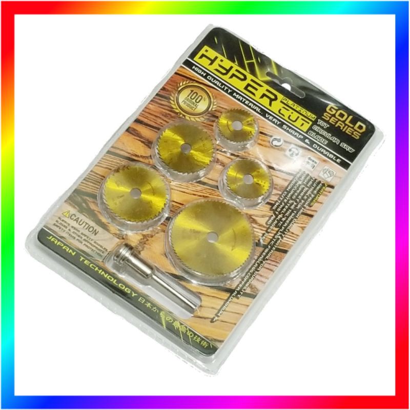 MINI CIRCULAR SAW SET HYPER MATA GERGAJI MINI GRINDER 6 PCS