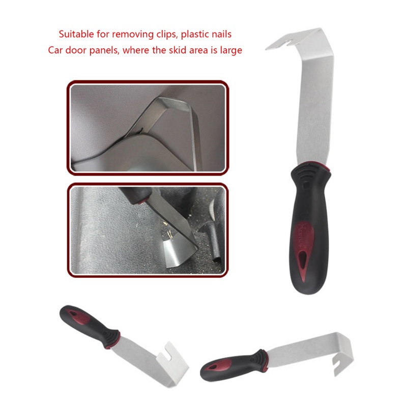Kiss 5pcs Alat Pembuka Kancing Klip Stainless Steel Untuk Audio Mobil