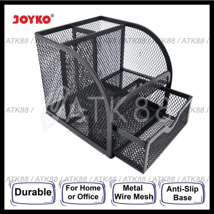 

[READY STOCK] DESK SET / TEMPAT ALAT TULIS JARING JOYKO DS-18