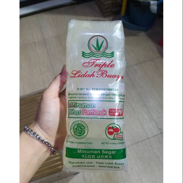 

Minuman Lidah buaya triple 1 slop isi 5 pcs