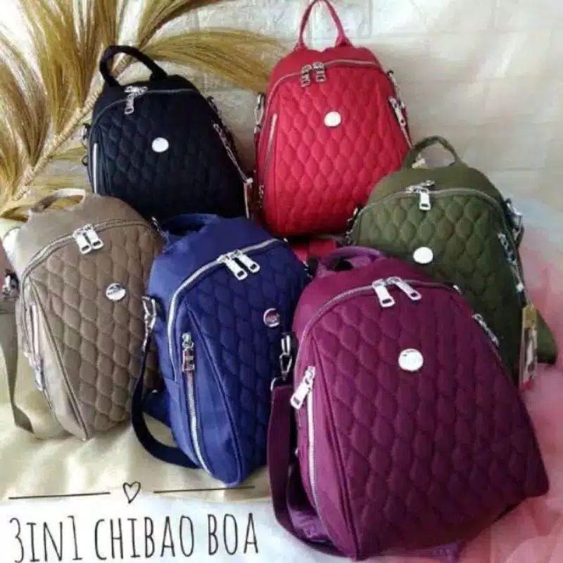 Tas Ransel ORI Chibao 7139-8 motif Best Seller