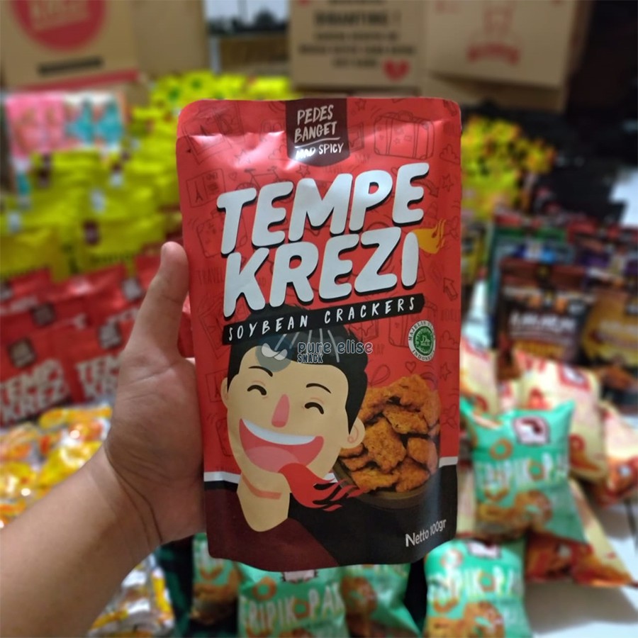 Tempe Krezi 100 gram | Rasa pedes dan pedes banget