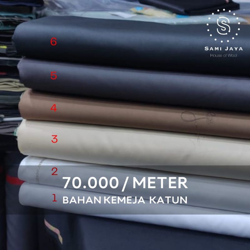 Kain Bahan Kemeja Katun / Cotton Jepang TORAY