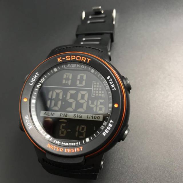 Jam tangan digital Sporty water Resist lasika 8004