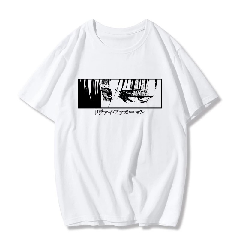 ANIME LEVI T-SHIRT UNISEX - BAJU COTTON COMBAD 30'S PREMIUM