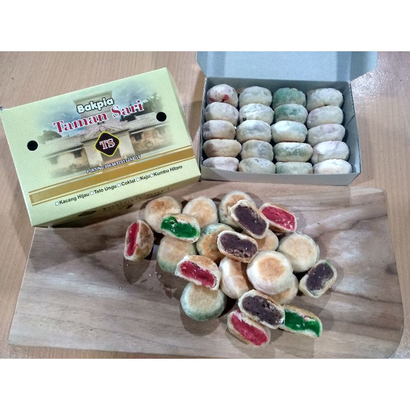 

Bakpia Tamansari aneka rasa isi 20