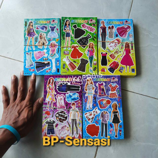 Mainan anak Paperdoll BP Bongkar pasang boneka kertas jadul jaman dulu 90an-Tipe sensasi