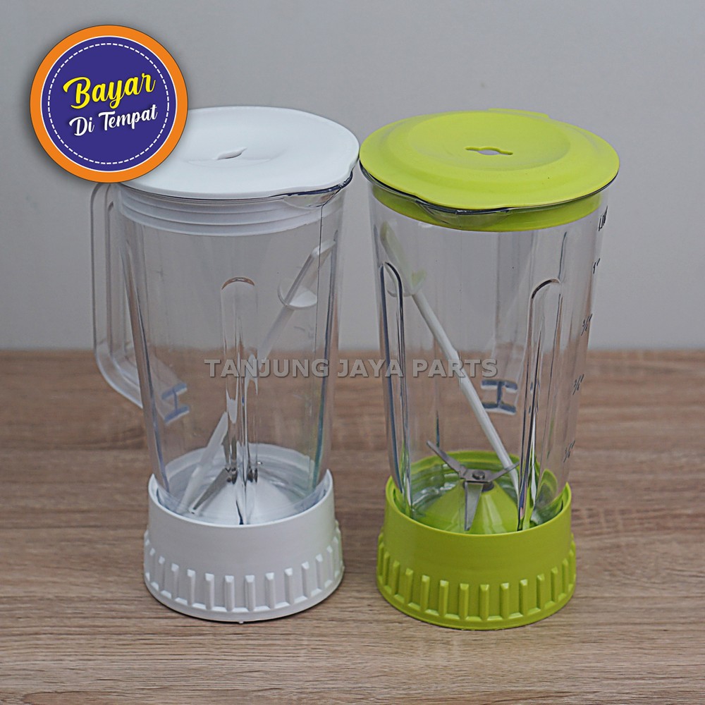 [BAYAR DI TEMPAT] Gelas BLENDER JUS Set Model Miyako Lama/National-Mounting/Tutup/Pisau