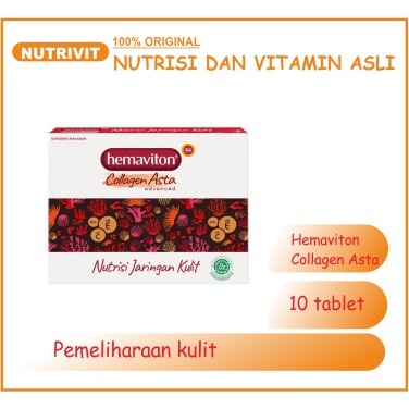 Hemaviton Collagen Asta Advanced 10 Tablet Indonesia