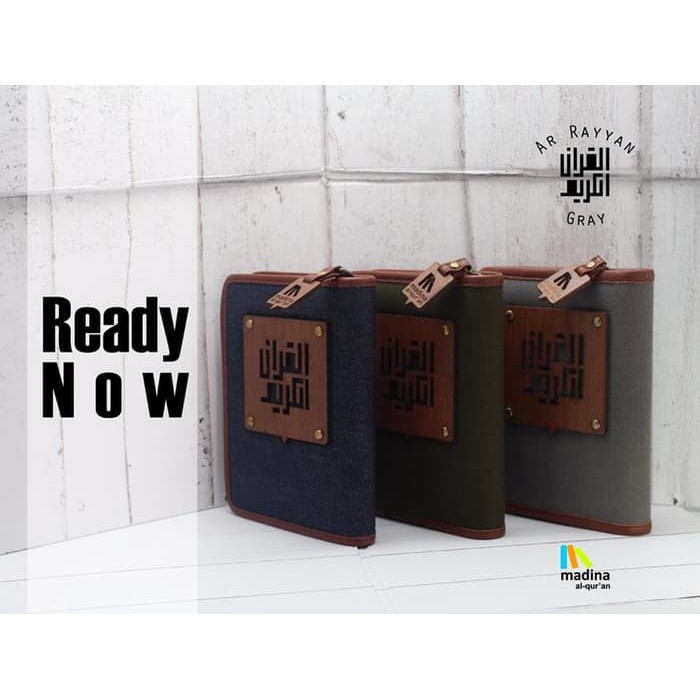 FREE TASBIH | AlQuran Madina ArRayyan Best Quality for Man Terjemahan Ar-Rayyan Zipper
