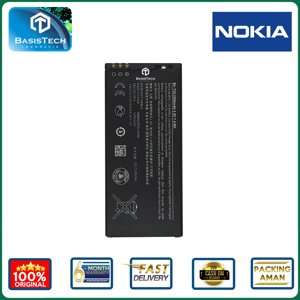 BATERAI NOKIA LUMIA 650 - RM-1154 - BV-T3G - ORI