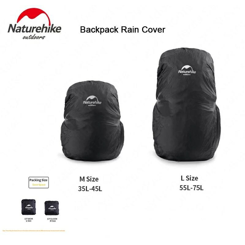 RAINCOVER RAIN COVER BAG PENUTUP TAS DAYPACK CARRIER WATERPROOF ULTRALIGHT ORIGINAL NATUREHIKE