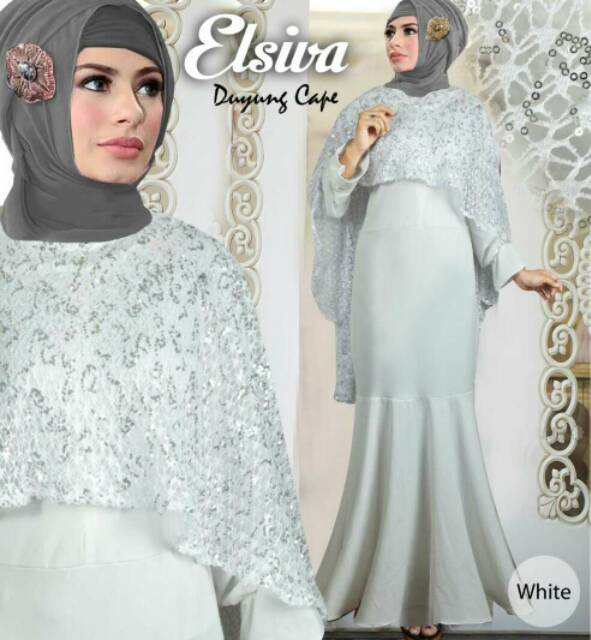 Elsiva Mermaid Cape Fashion Muslim Wanita