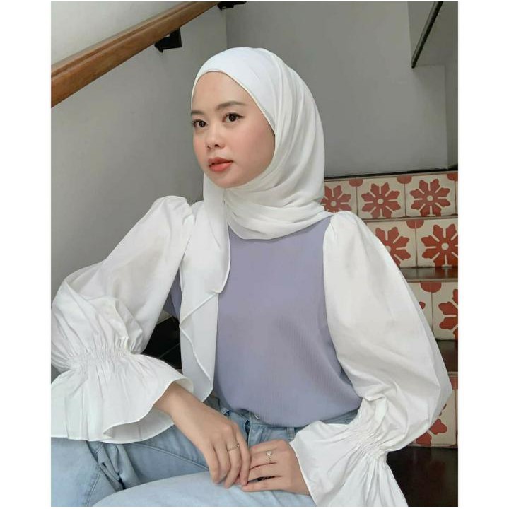 COD - Salwa Blouse I Baju Atasan Top Outfit Muslim Wanita Termurah &amp; Terlaris