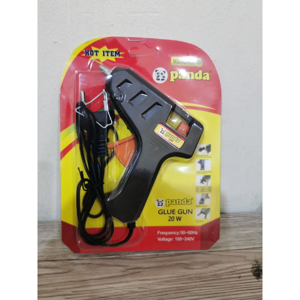 Lem Tembak Mini PANDA 20W Glue Gun PANDA