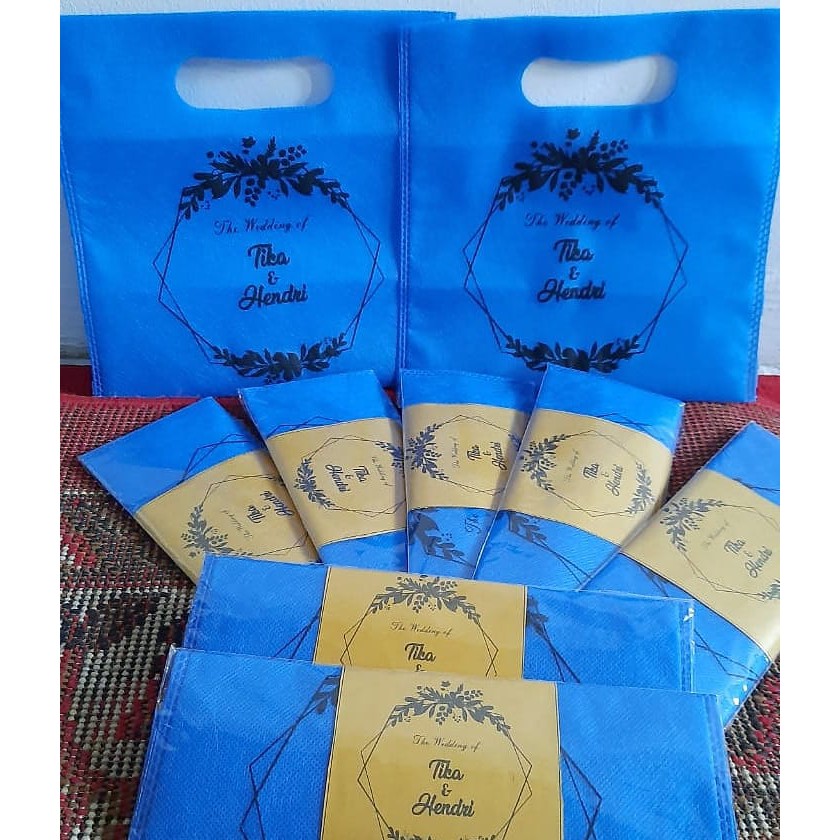 SOUVENIR SPUNBOUND UNIK DAN MURAH - SOUVENIR PERNIKAHAN