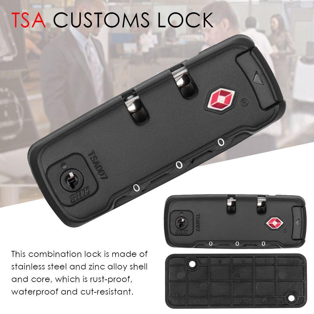 SUYO Tsa Customs Lock Koper Portable Anti Maling Tahan Cuaca Aman Code Lock