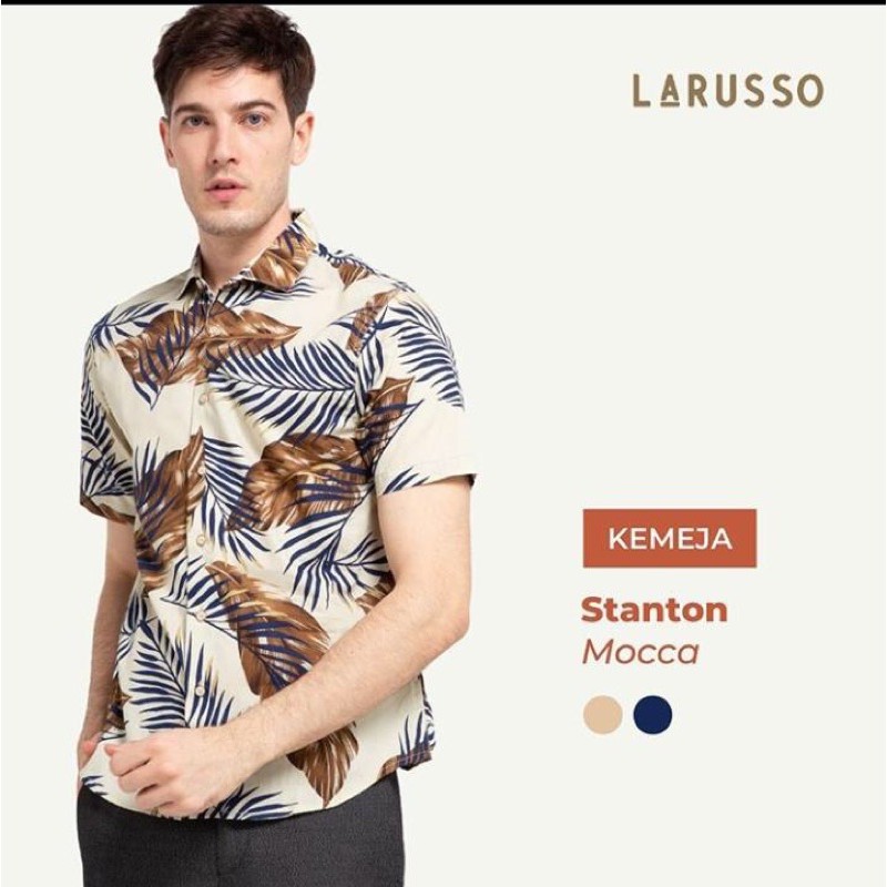 LARUSSO / KEMEJA PRIA / KEMEJA PRINTING PRIA