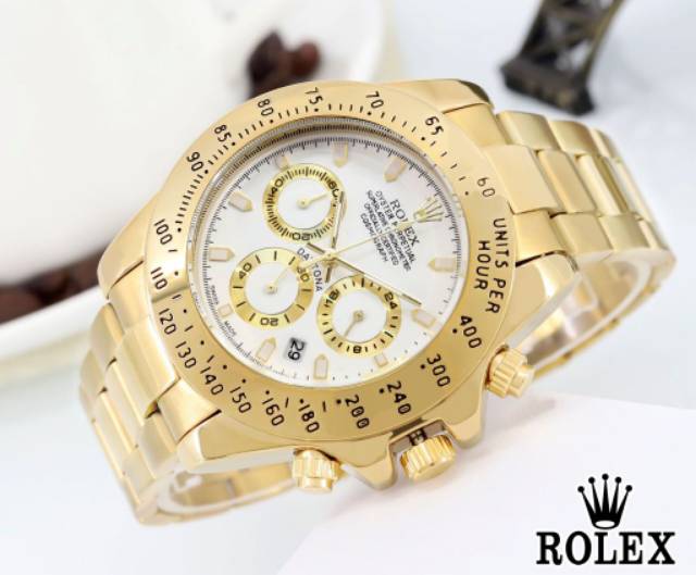 Jam Tangan Pria Rolex Chrono Aktif Premium Limited
