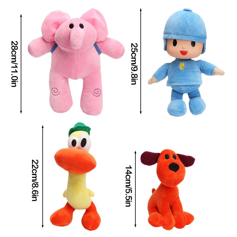 【In stock】Boneka Pocoyo Elly Pato Loula Bahan Plush Lembut Untuk Hadiah