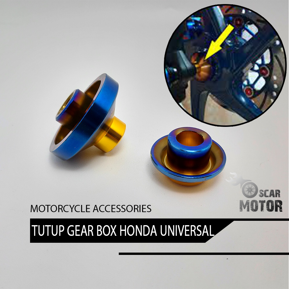 TUTUP GEARBOX HONDA UNIVERSAL FULL CNC 2 TONE BAKAR THAILAND IMPORT motor