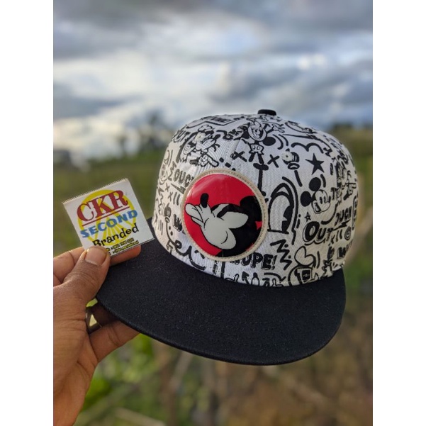 topi pria original branded snapback DISNEY MICKEY MOUSE