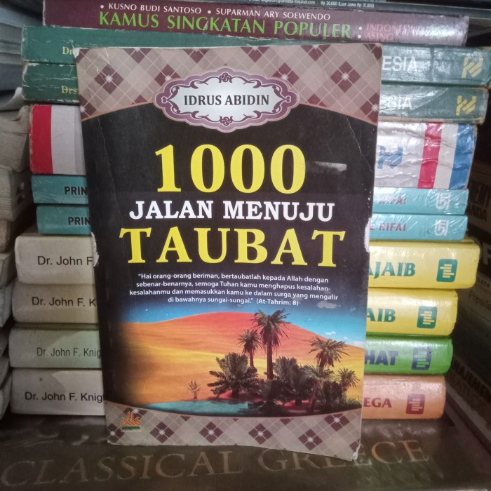 ORI BUKU 1000 JALAN MENUJU TAUBAT