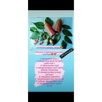 

simanang herbal DRINK sirih manjakani pinang