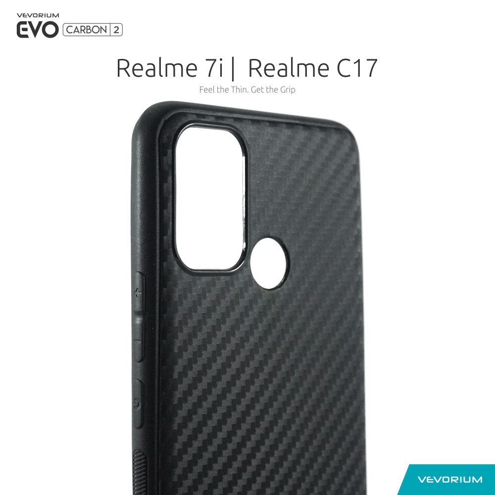 VEVORIUM EVO CARBON Realme 7i Realme C17 Premium Soft Case Softcase