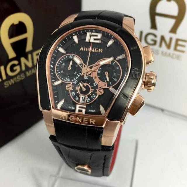 Jam tangan pria/ AIGNER PALERMO A-58500 PREMIUM AAA+