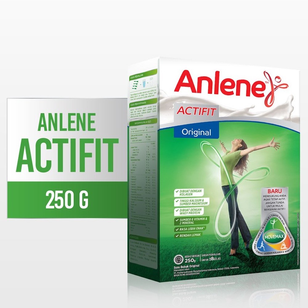 

Anlene Actifit 3X Coklat/Vanilla All Varian 250 Gram [DUS x 24 Pcs]