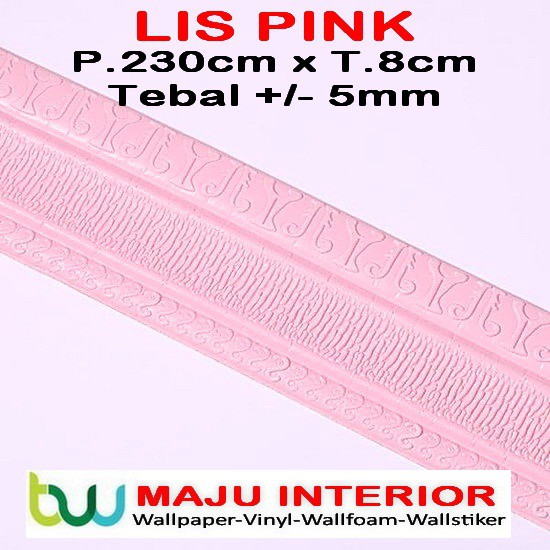 Lis Wallpaper Dinding 3D Border Walpaper 3D Wallfoam 230 cm x 8 cm x 5mm-6