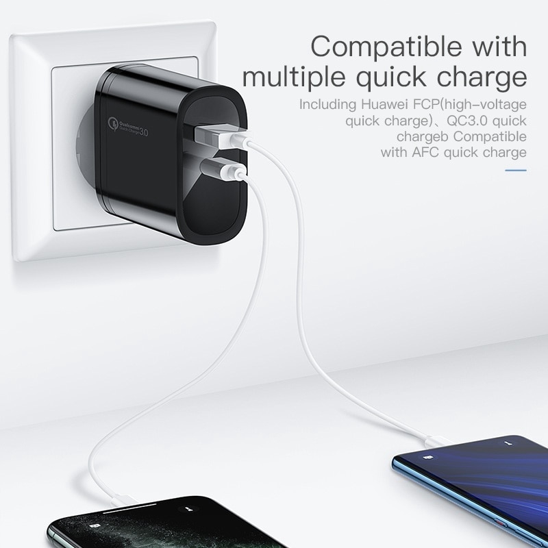 Quick Charger QC 3.0 PD Charger Universal Phone Charger Fast Charging for IPhone Samsung Xiaomi OPPO