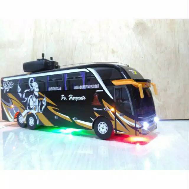 Miniatur Bus RC & NON RC PO. HARYANTO Wayang JB3+ Livery Terbaru Skala 1:35 Body Tronton